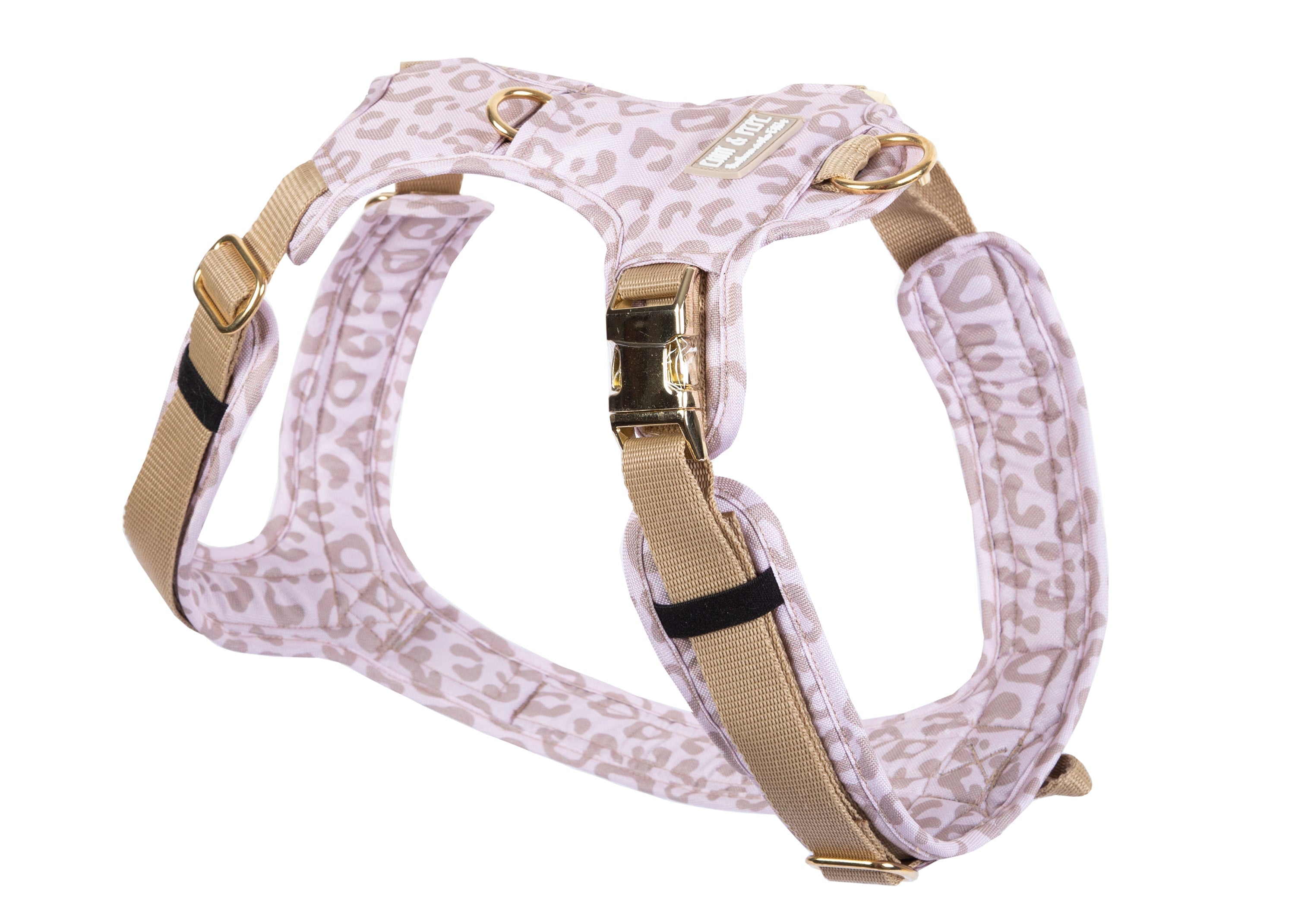 Hundegeschirr Leo Creme Ansicht von hinten