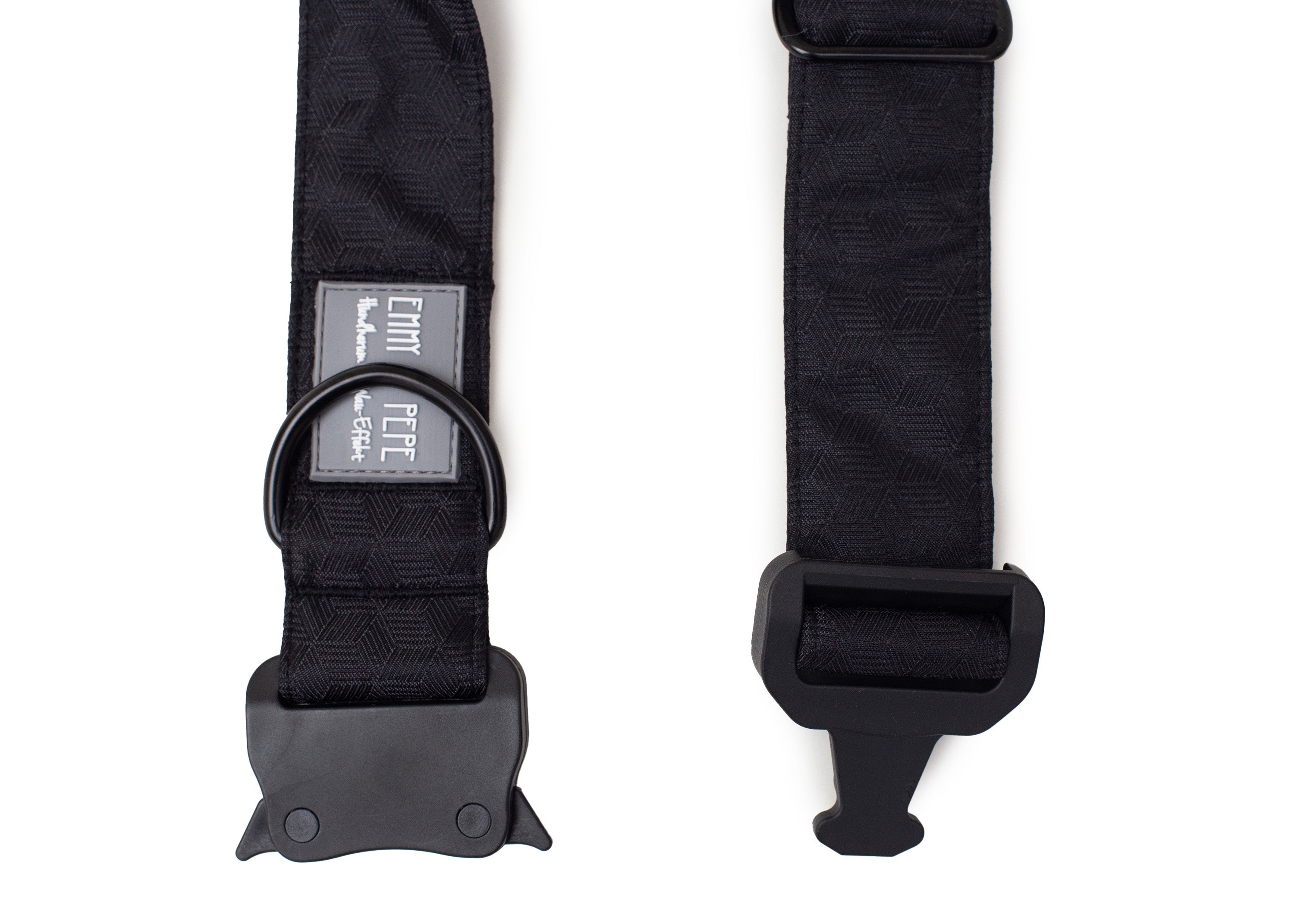 Hundehalsband Fröhliches Schwarz Extreme Verschluss Detailansicht