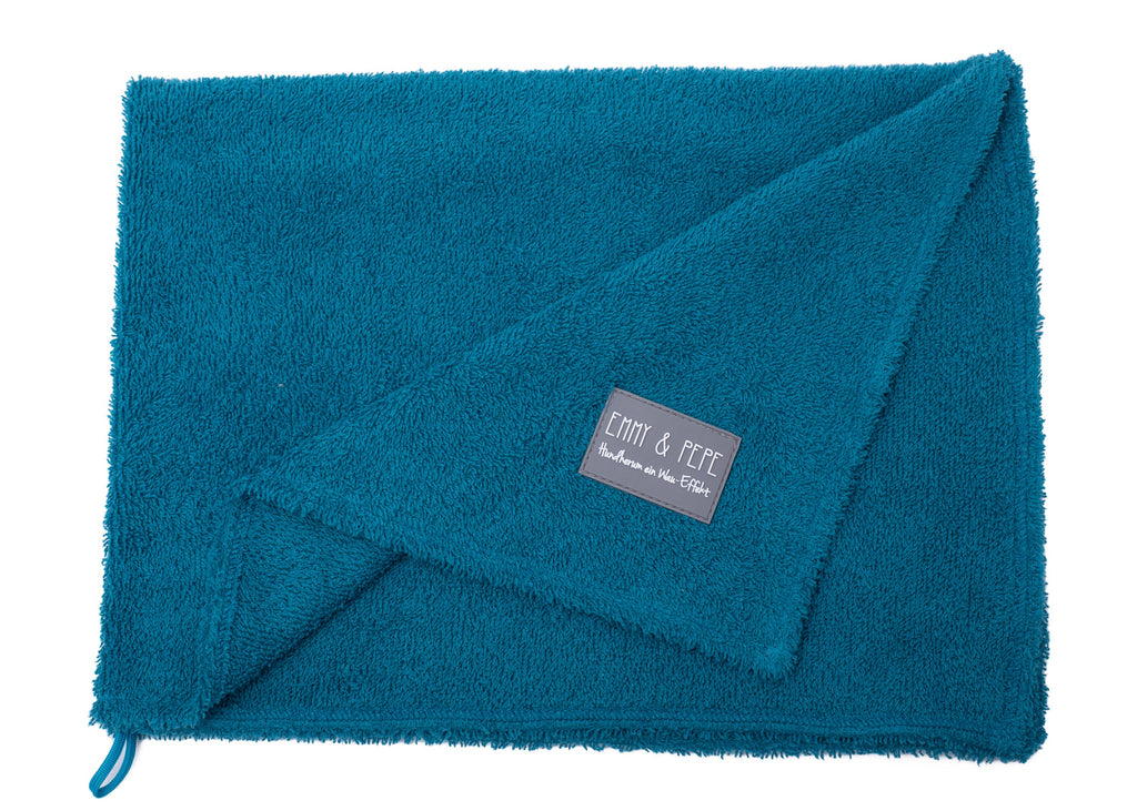 Hundehandtuch aus Bambusfaser Aqua