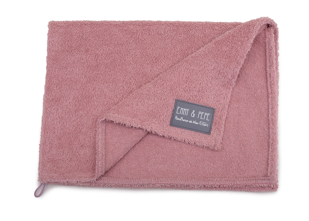 Hundehandtuch aus Bambusfaser Farbe Rosé