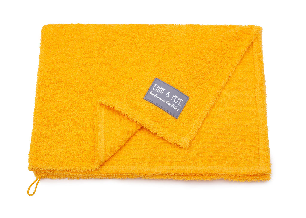 Hundehandtuch aus Bambusfaser Farbe  Shiny Mustard S (70x50cm),M (100x70cm),L (140x100cm) Orange