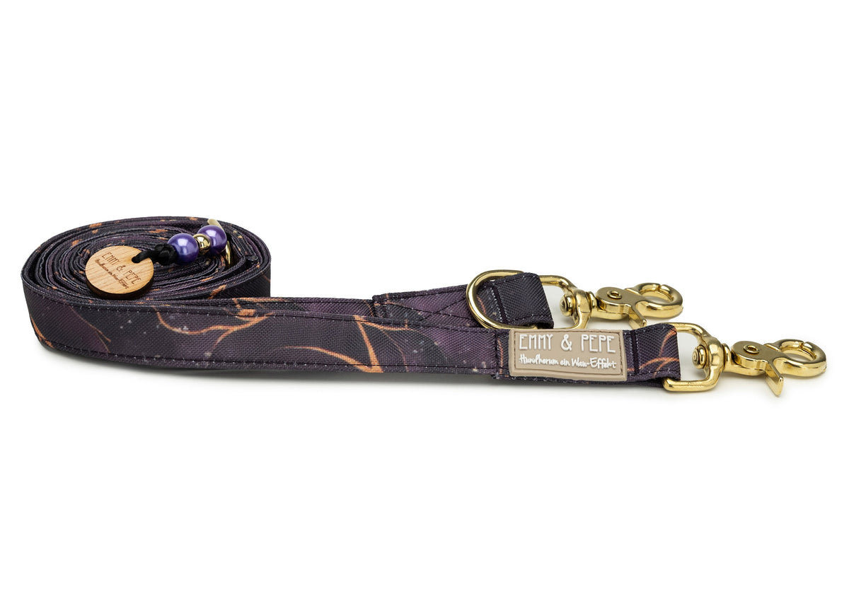 Hundeleine Golden Plum