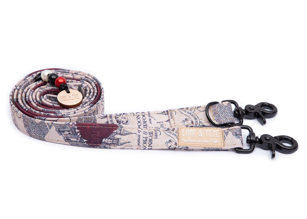 Hundeleine Modell Karte der E&P, hell mit Mustern, in verschiedenen Größen