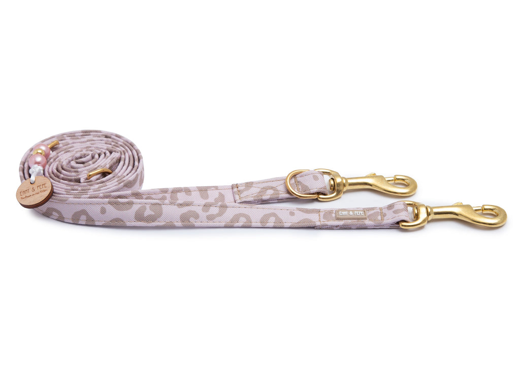 Hundeleine Leo Creme