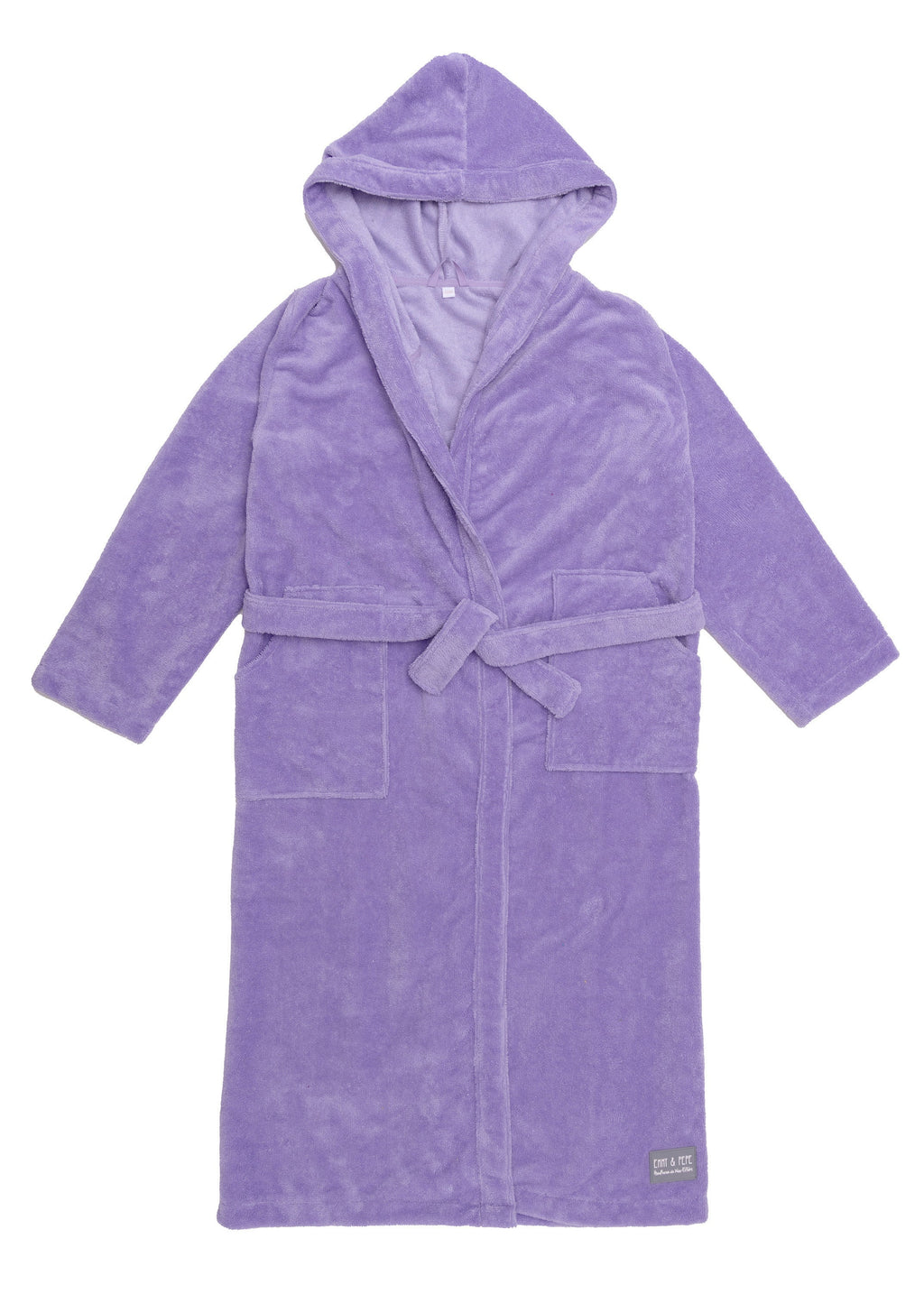 Bamboo Bademantel aus nachhaltiger Bambusfaser, kuscheliger Bademantel in Farbe Lila