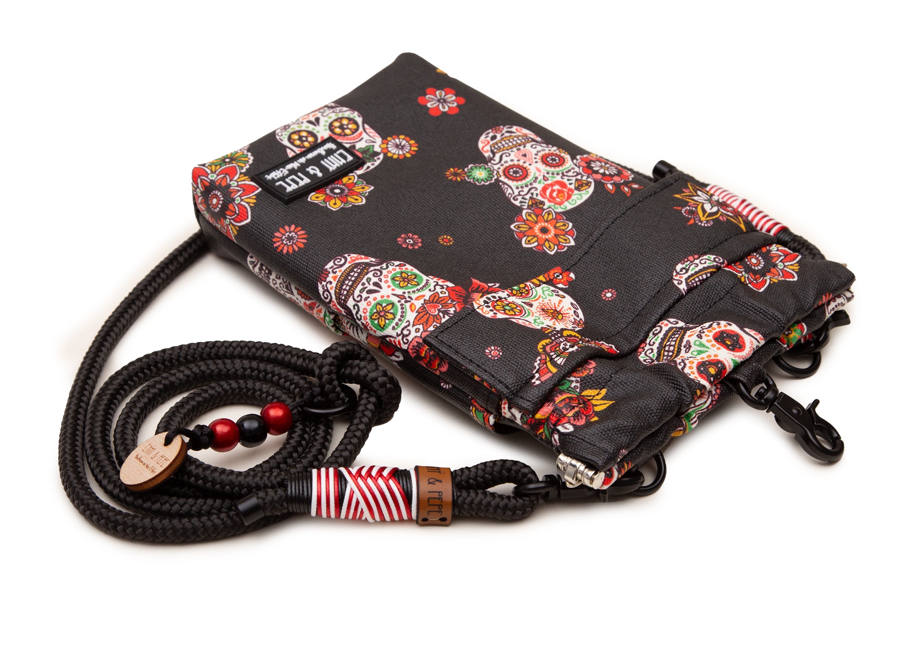 Wau-to-go Gassitasche Santa Muerte Dark Slate Gray