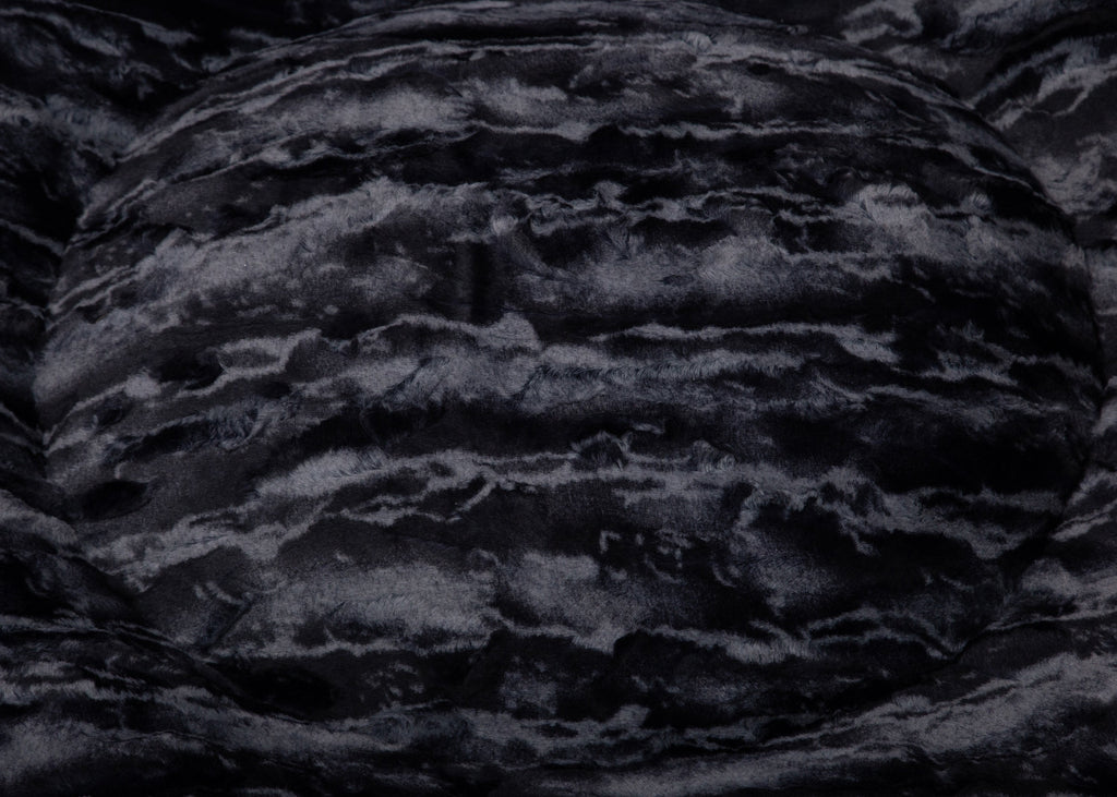 Wau-Bed orthopädisches Hundebett Black Beauty Oval