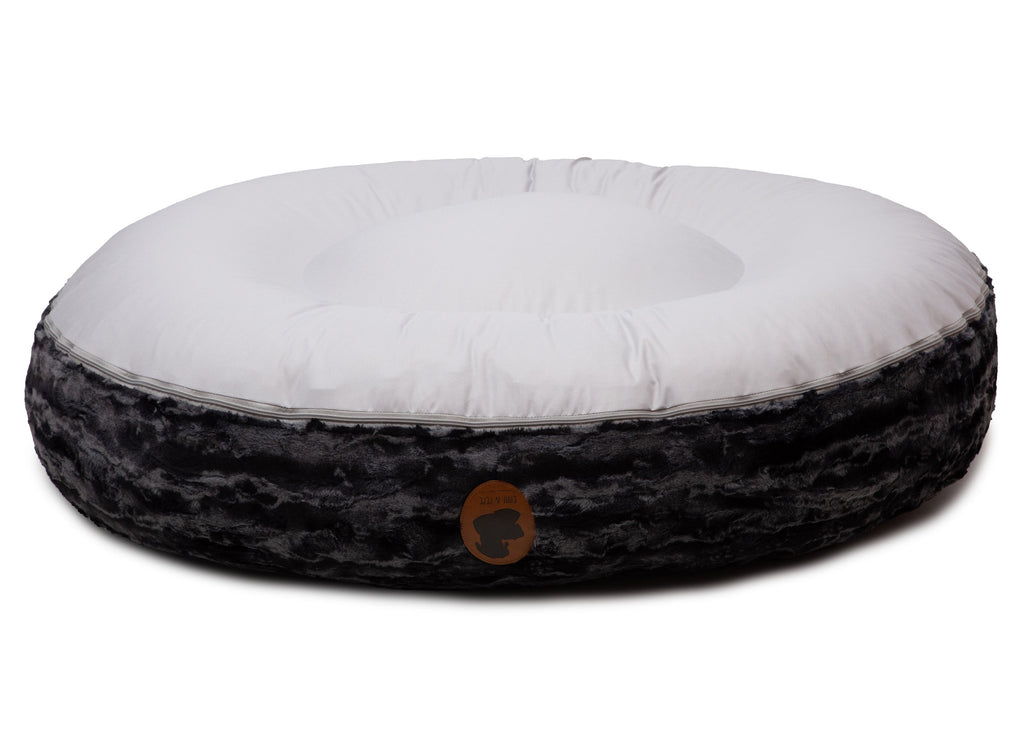Wau-Bed orthopädisches Hundebett Black Beauty Oval /