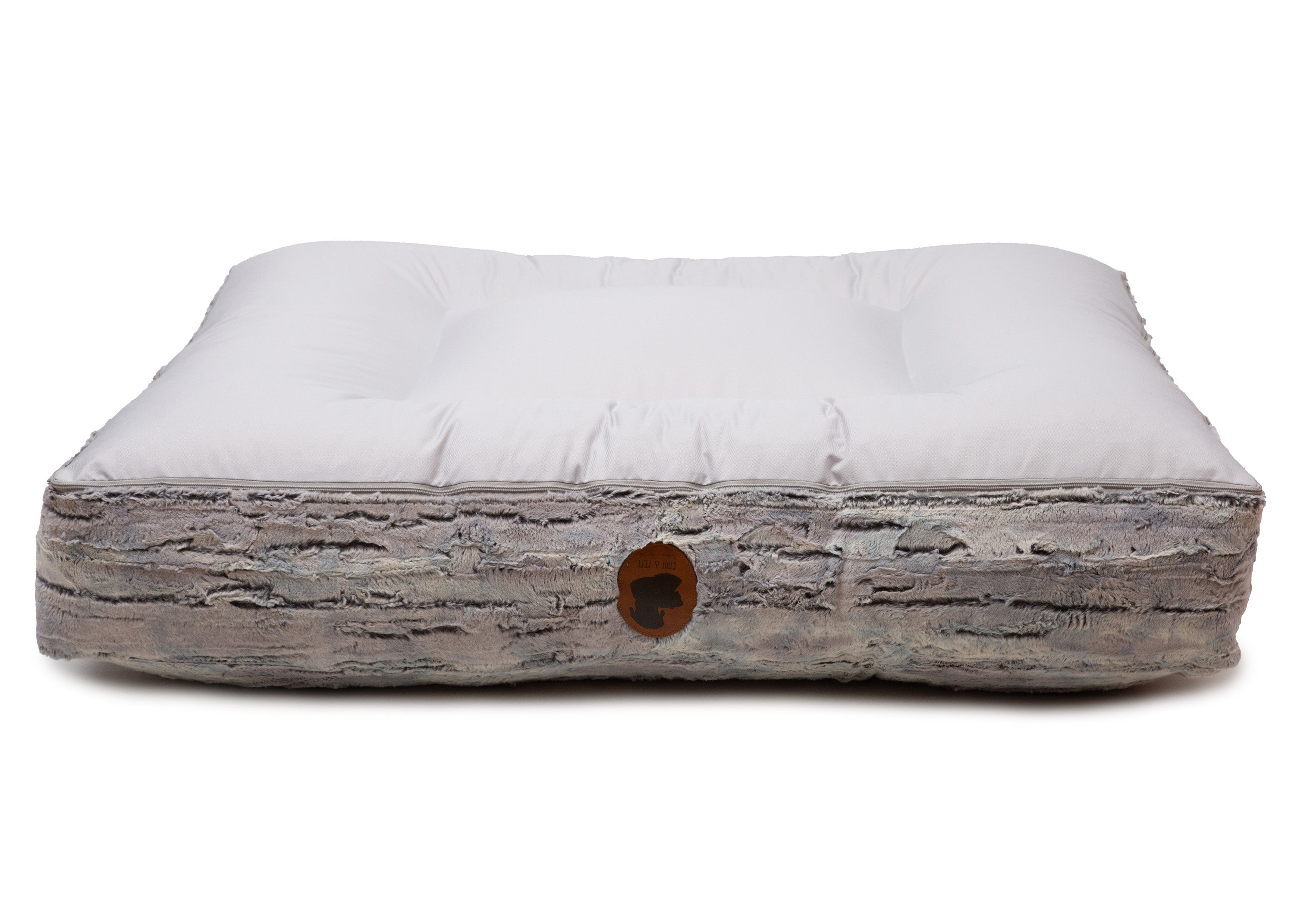 Wau-Bed orthopädisches Hundebett Silberfuchs Oval / S (80x60cm),Oval / M (100x80cm),Oval / L (120x100cm),Oval / XL (140x120cm),
