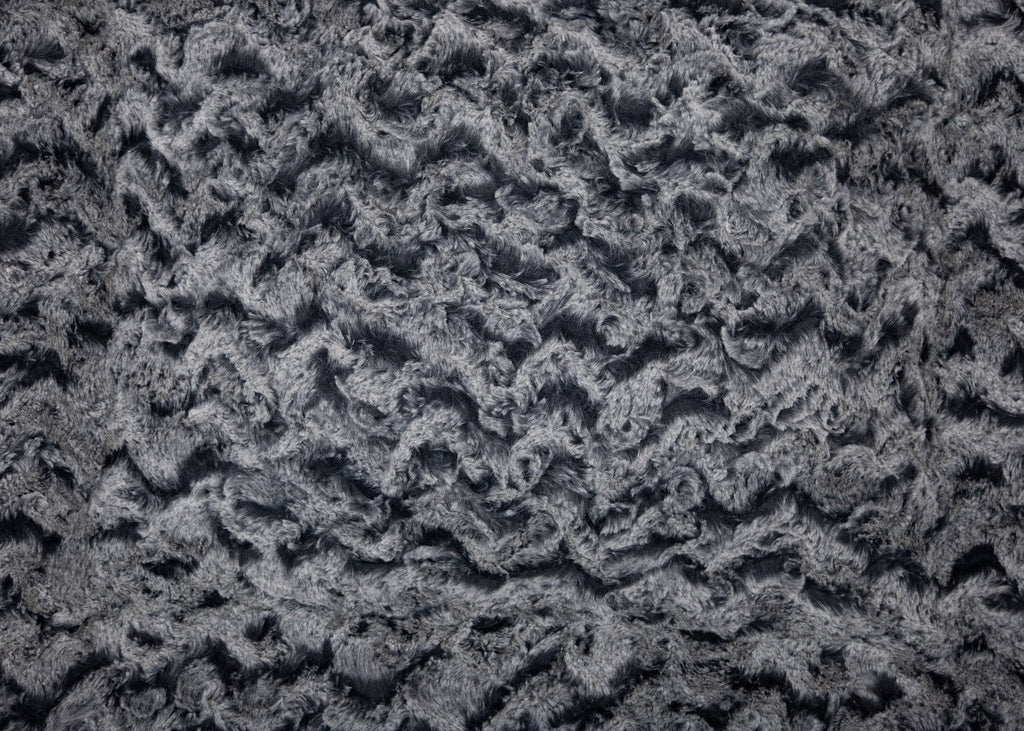 Wechselbezug für orthopädisches Hundebett  Black Wave Oval / Detailansicht Stoff