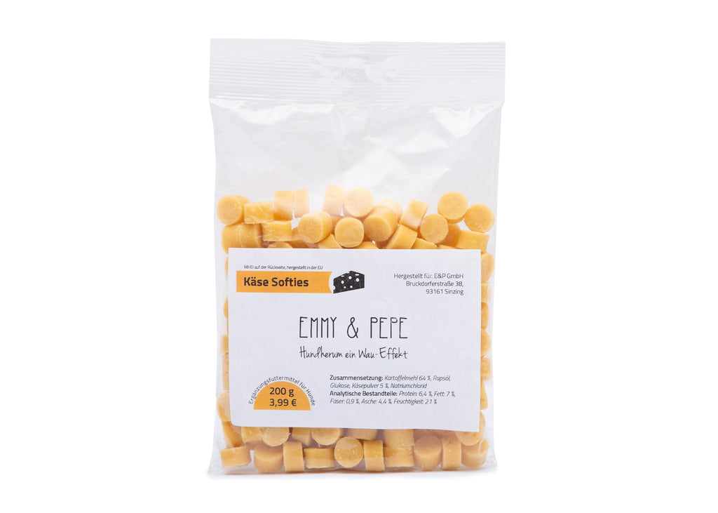 Hundeleckerlis E&P Käse Softies 200g