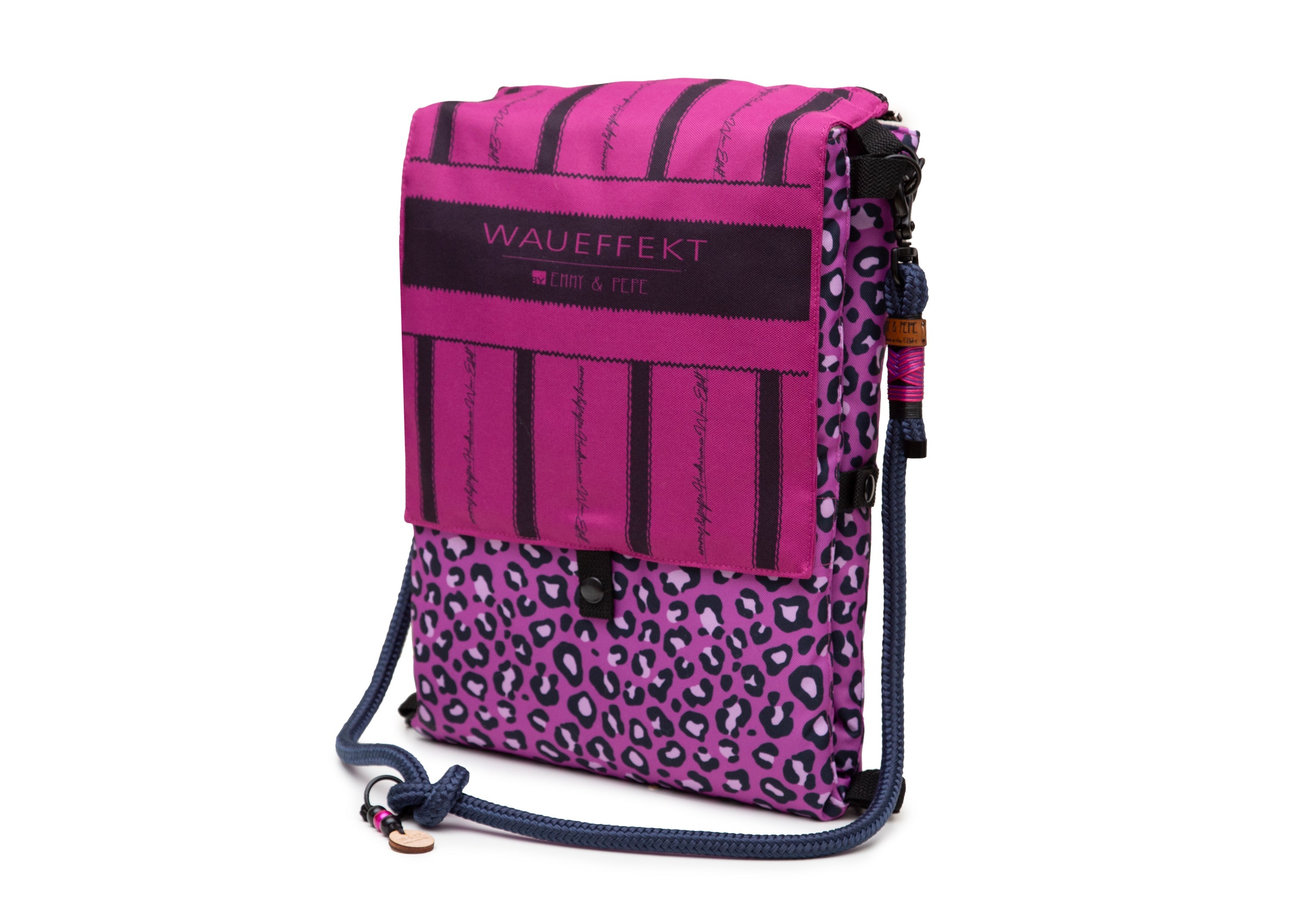 Wau-Backpack Reisedecke für Hunde  Leo Fuchsia