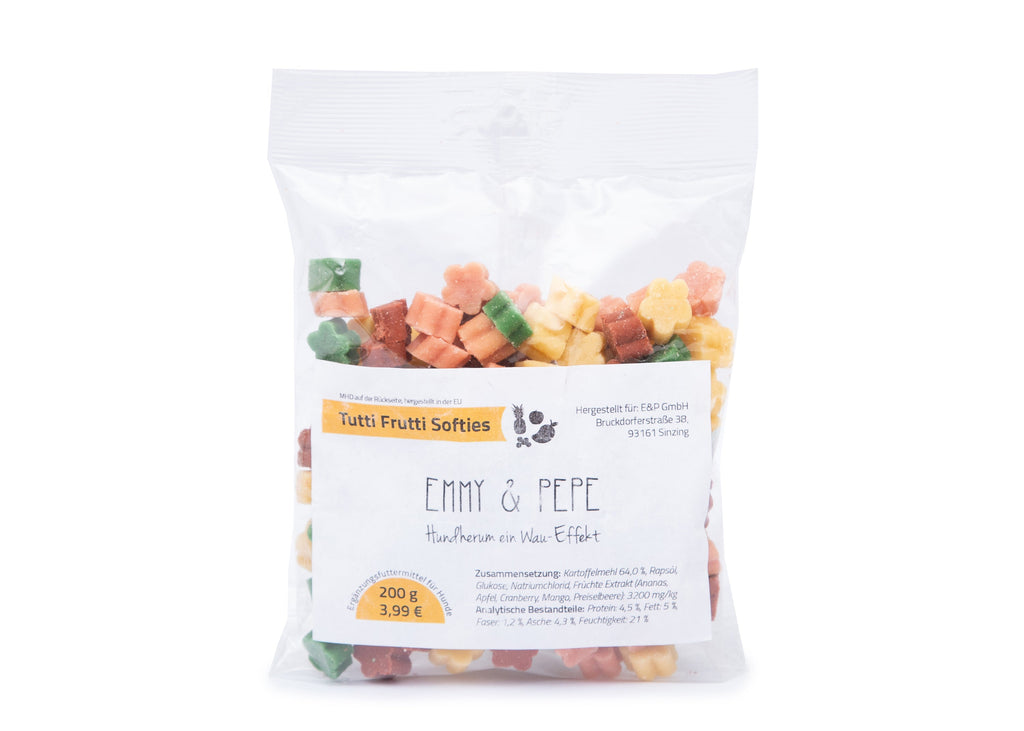 Hundeleckerlis E&P Tutti Frutti Softies 200g