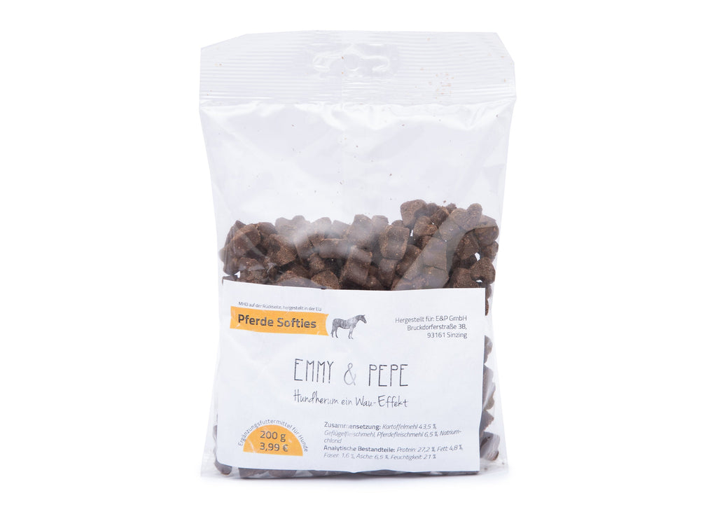 Hundeleckerlis E&P Pferd Softies 200g