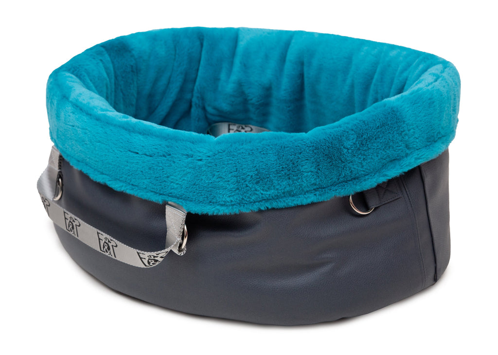 Wau-Snuggle  Reisekörbchen Midnight Oval  Seitenansicht