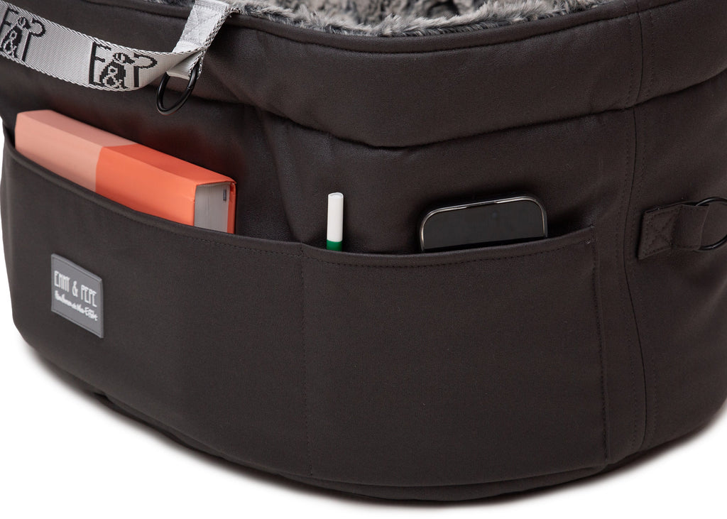 Wau-Snuggle Reisekörbchen Titan Silver Oval / XS,Oval / S,Oval / M,Oval / L,Rechteckig / XS,Rechteckig / S,Rechteckig / M,Rechteckig / L Dark Slate Gray