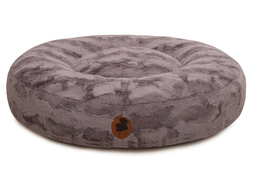 Wau-Bed Wild orthopädisches Hundebett  Wave Creme / Oval