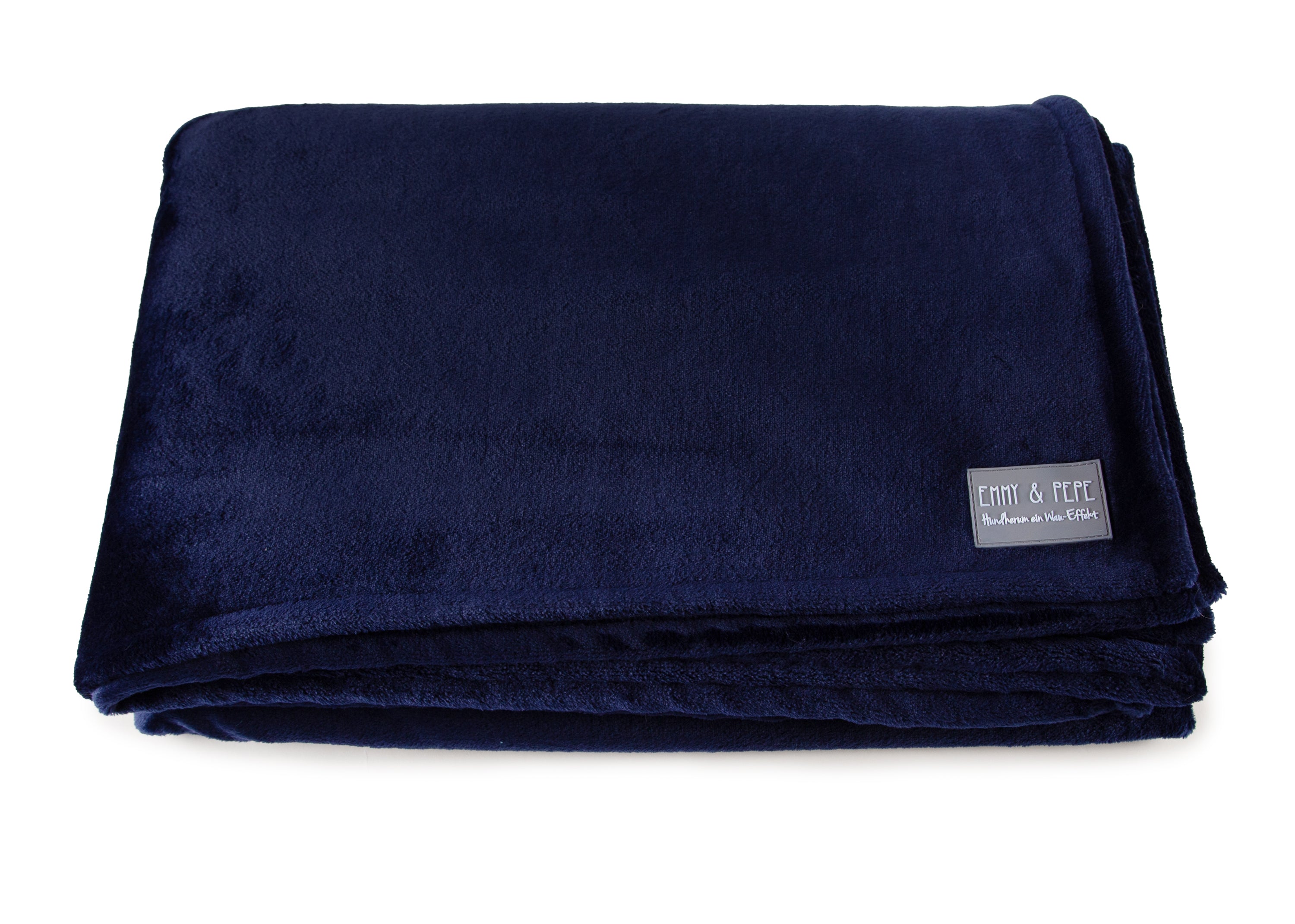 Wau-Plaid Sofadecke Dark Blue