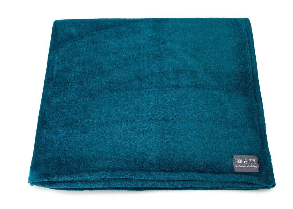 Wau-Blanket Hundedecke Aqua / M (100x80cm),Aqua / L (120x100cm),Aqua / XL (140x120cm)