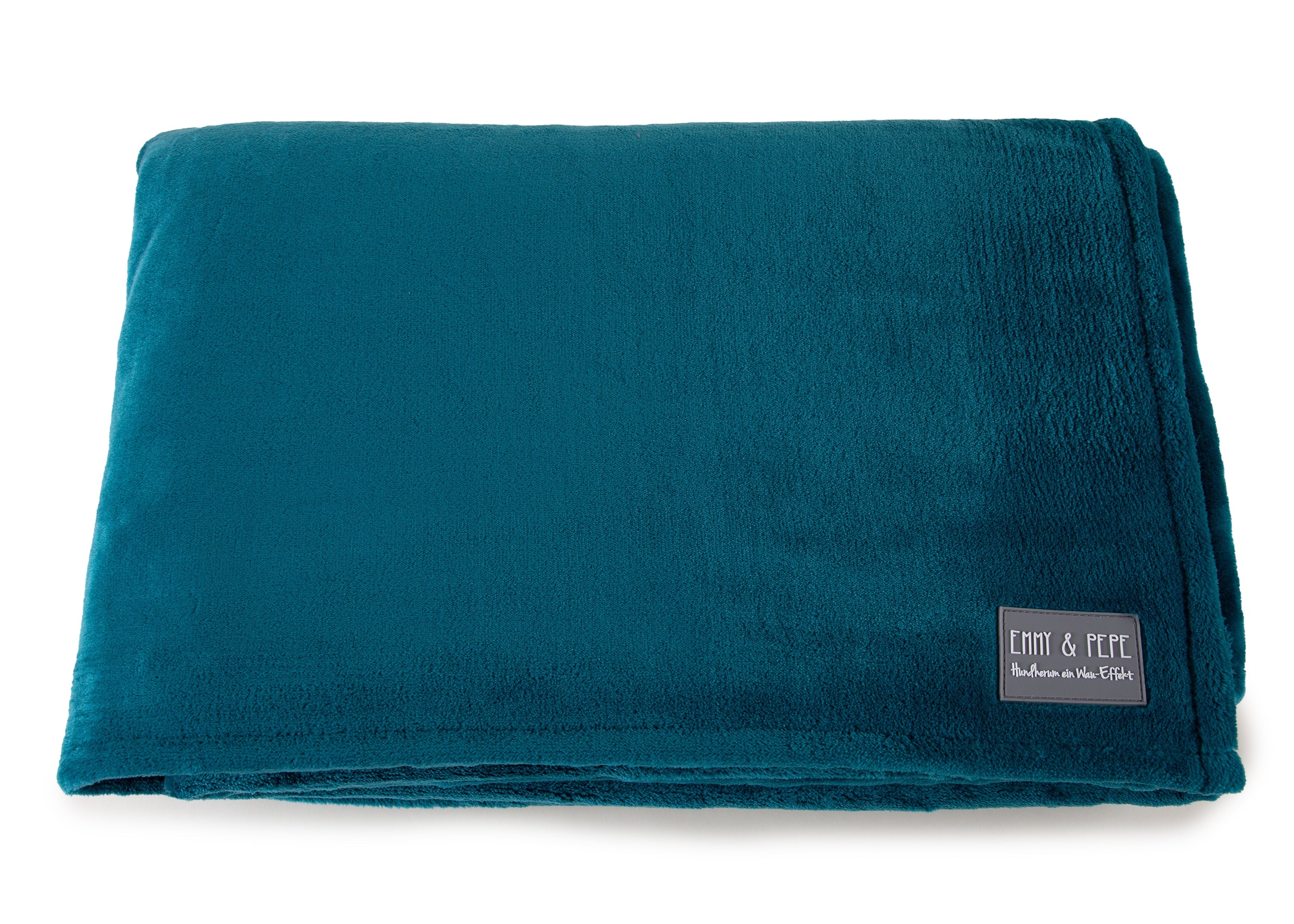 Wau-Plaid Sofadecke Aqua Dark Slate