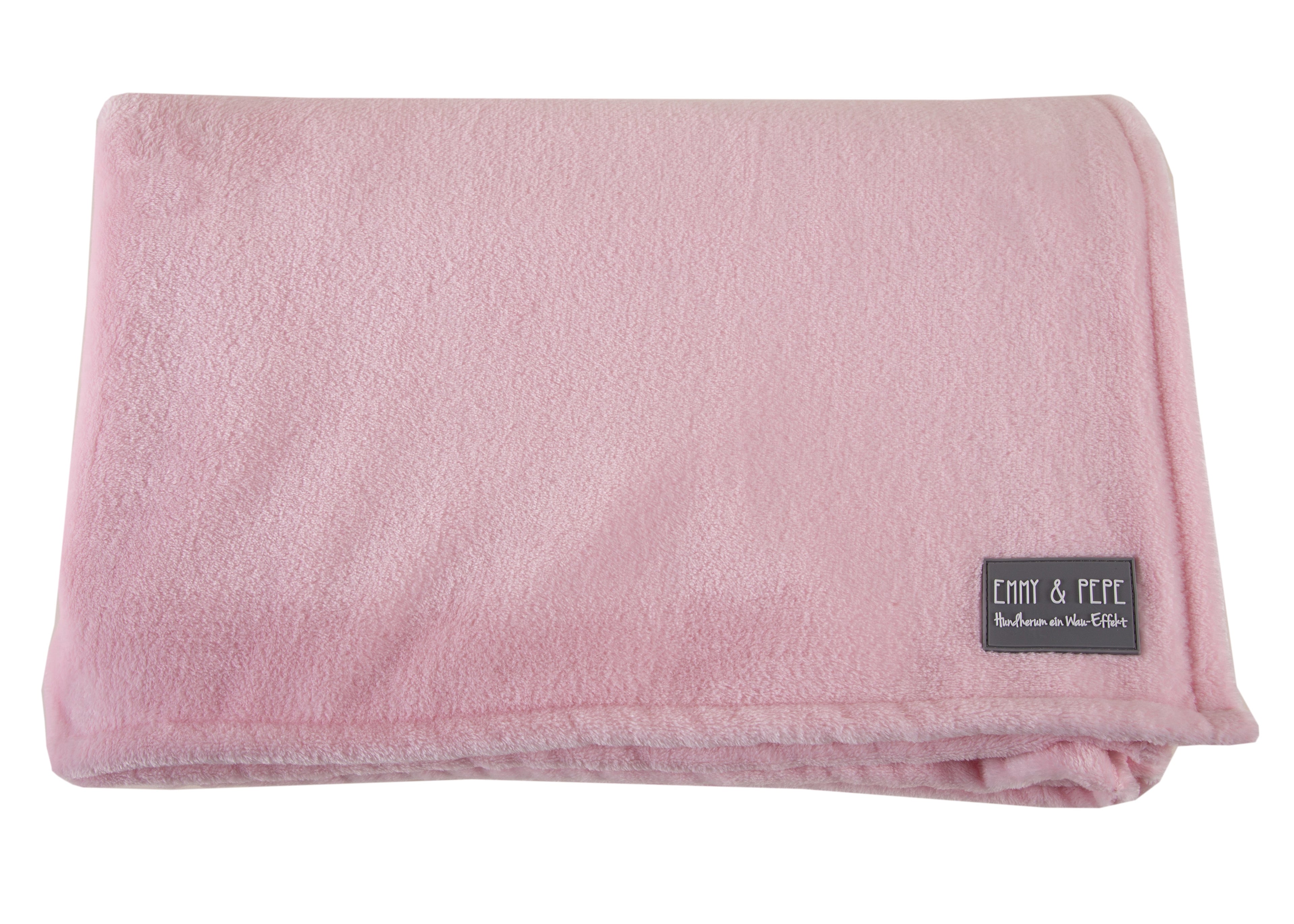 Wau-Plaid Sofadecke Rosa