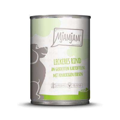 Hundefutter Mjamjam Leckeres Rind 200g,400g,800g 