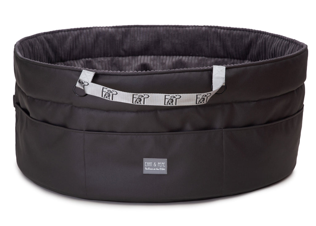 Wau-Snuggle Cord Dark Grey