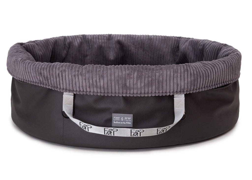 Wau-Snuggle Cord Dark Grey