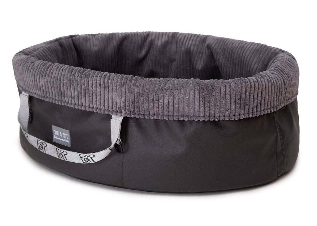 Wau-Snuggle Cord Dark Grey