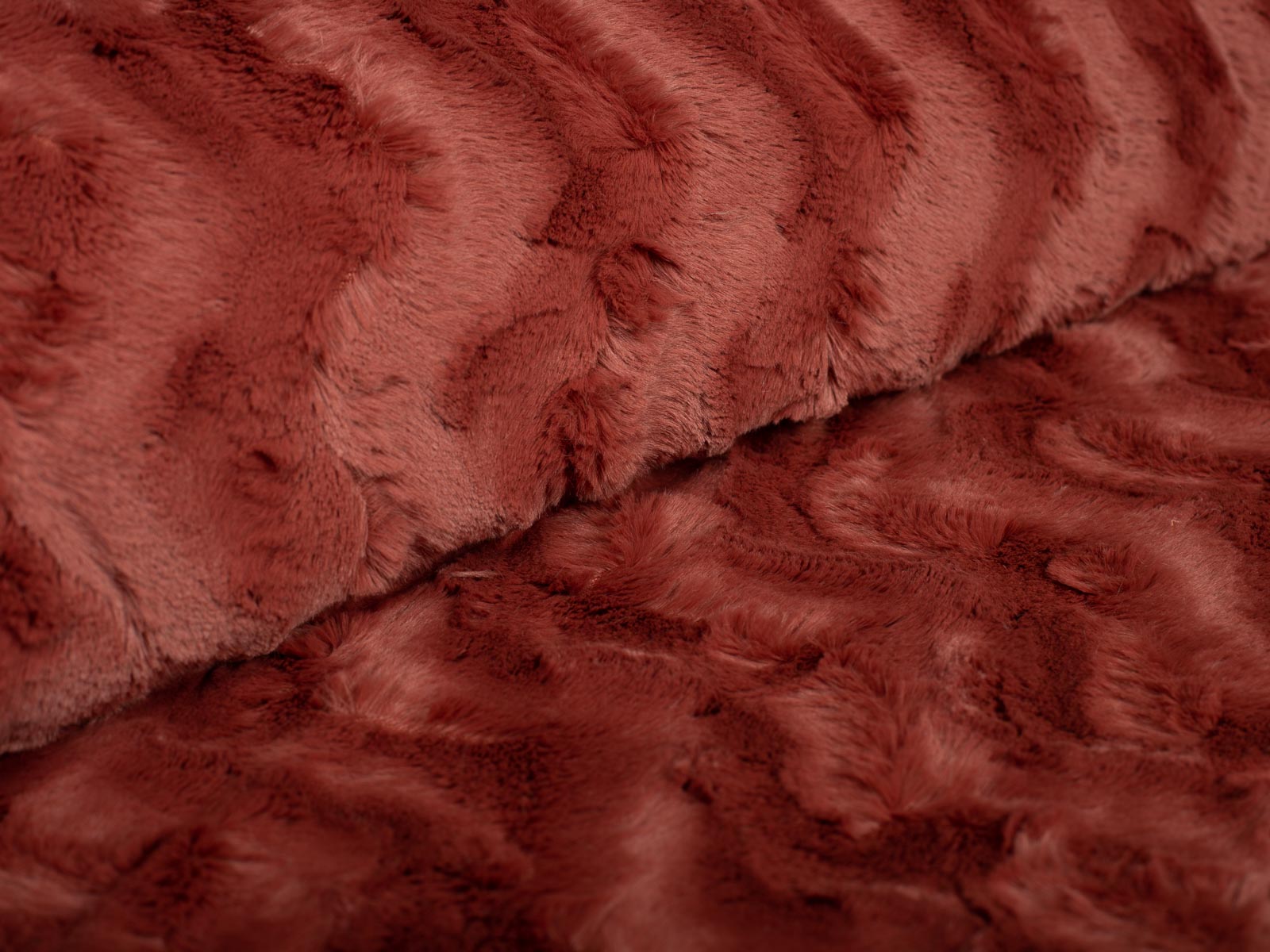 Wau-Bed Wild Wave Dark Red Eckig M