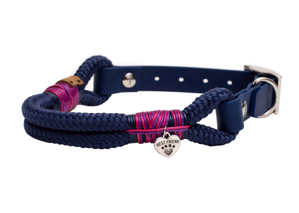 Tauhalsband ohne Perlen Lilian XS (20-25cm),S (25-33cm),M (33-40cm),L (39-49cm),XL (49-59cm),XXL (59-69cm) 