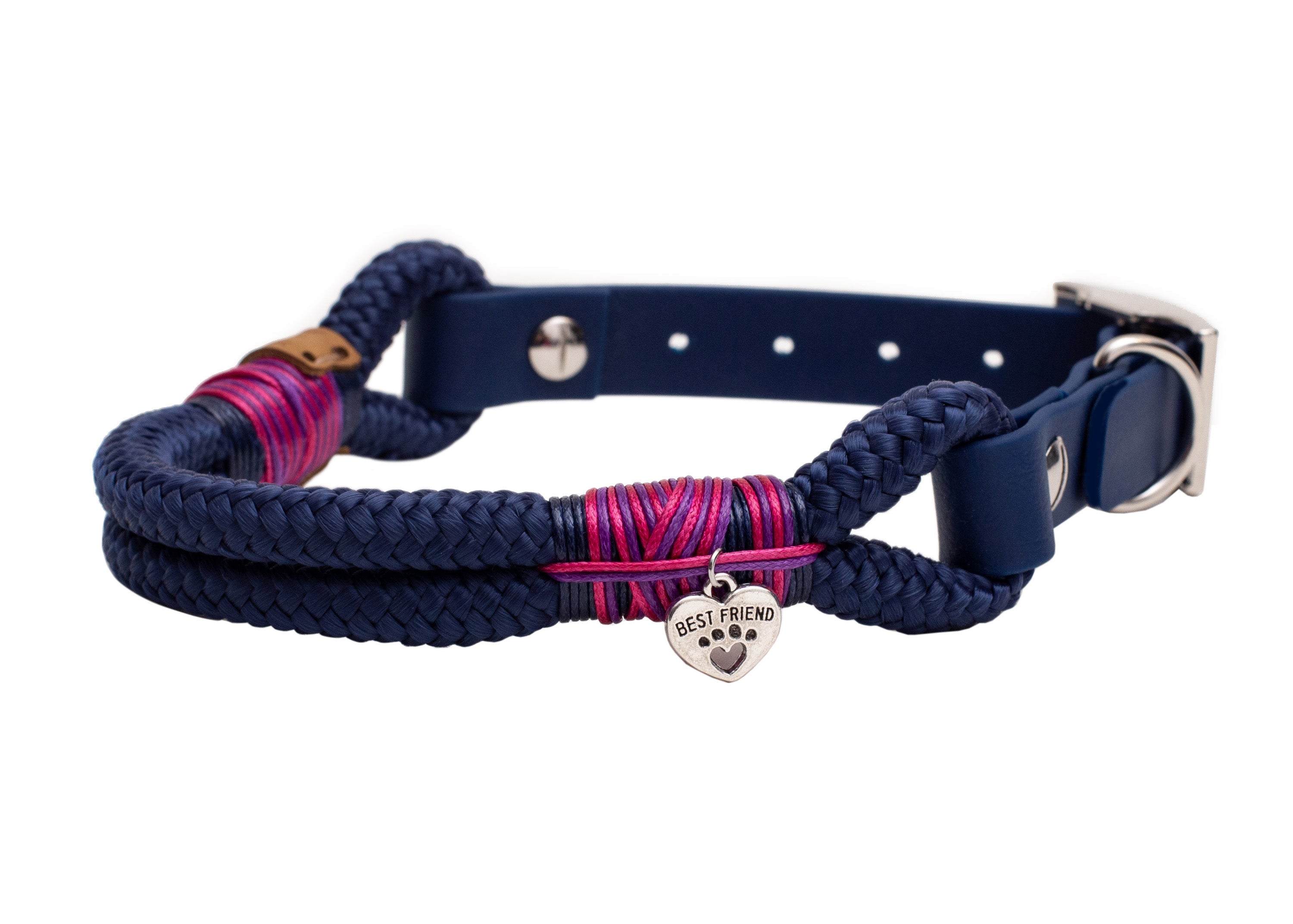 Tauhalsband ohne Perlen Lilian XS (20-25cm),S (25-33cm),M (33-40cm),L (39-49cm),XL (49-59cm),XXL (59-69cm) 