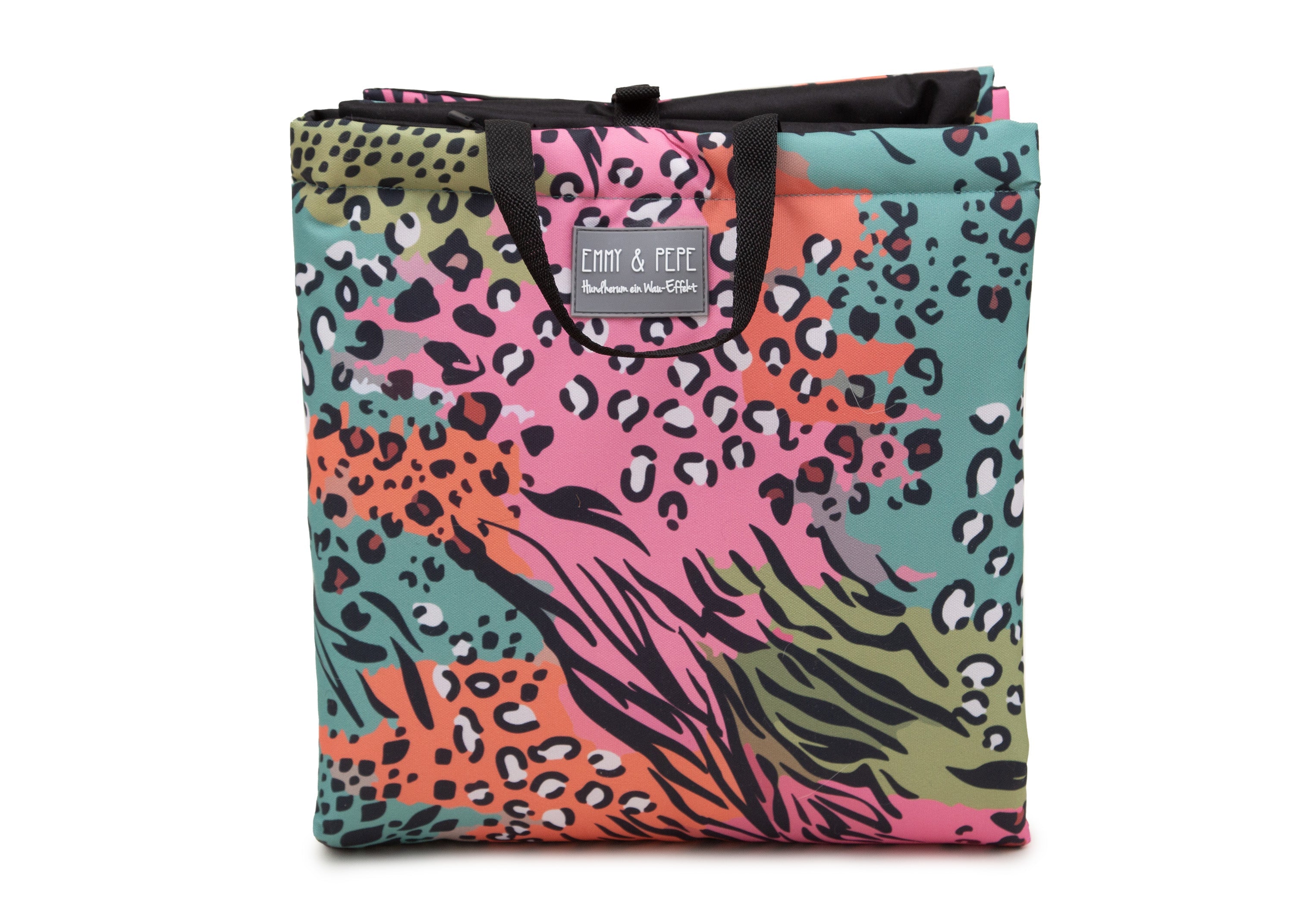 Wau-Picknick, praktische Decke für unterwegs, Modell  Punk, bunte Farben