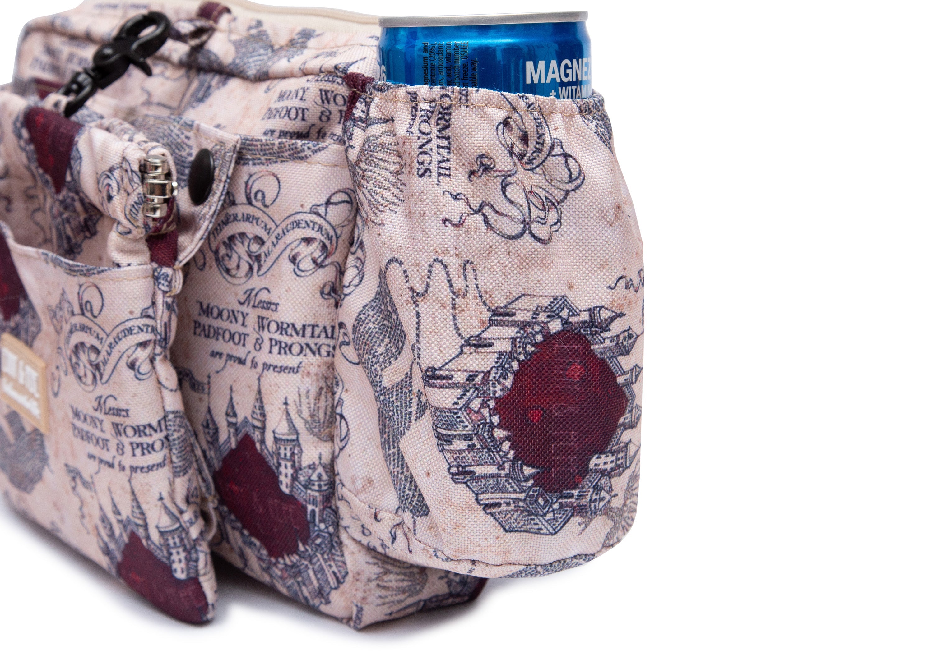 Wau-Pack große Gassitasche, Modell Karte der E&P, mit praktischem Getränkefach