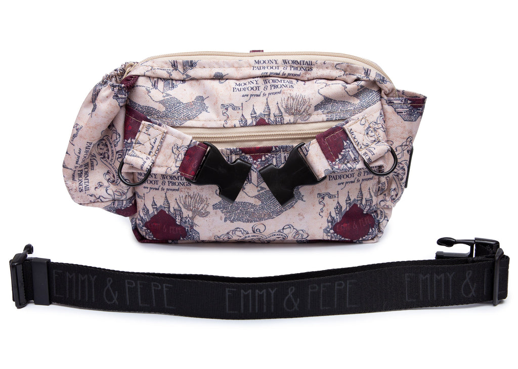 Wau-Pack große Gassitasche, Modell Karte der E&P, Bauchgurte in verschiedenen Längen