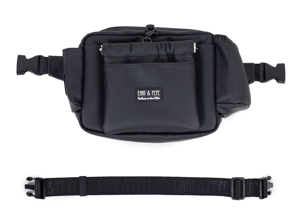 Wau-Pack Kunstleder Hans in Black