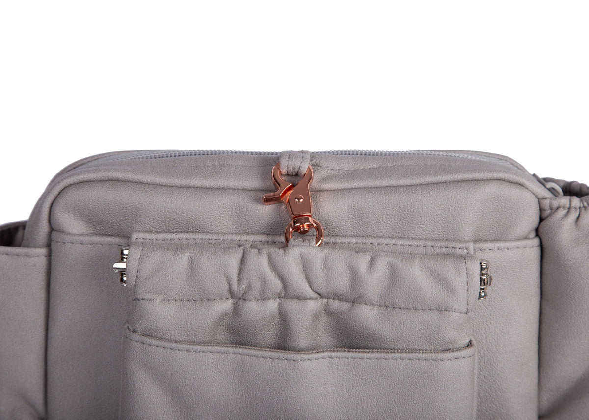 Wau-Pack Wildleder Silber