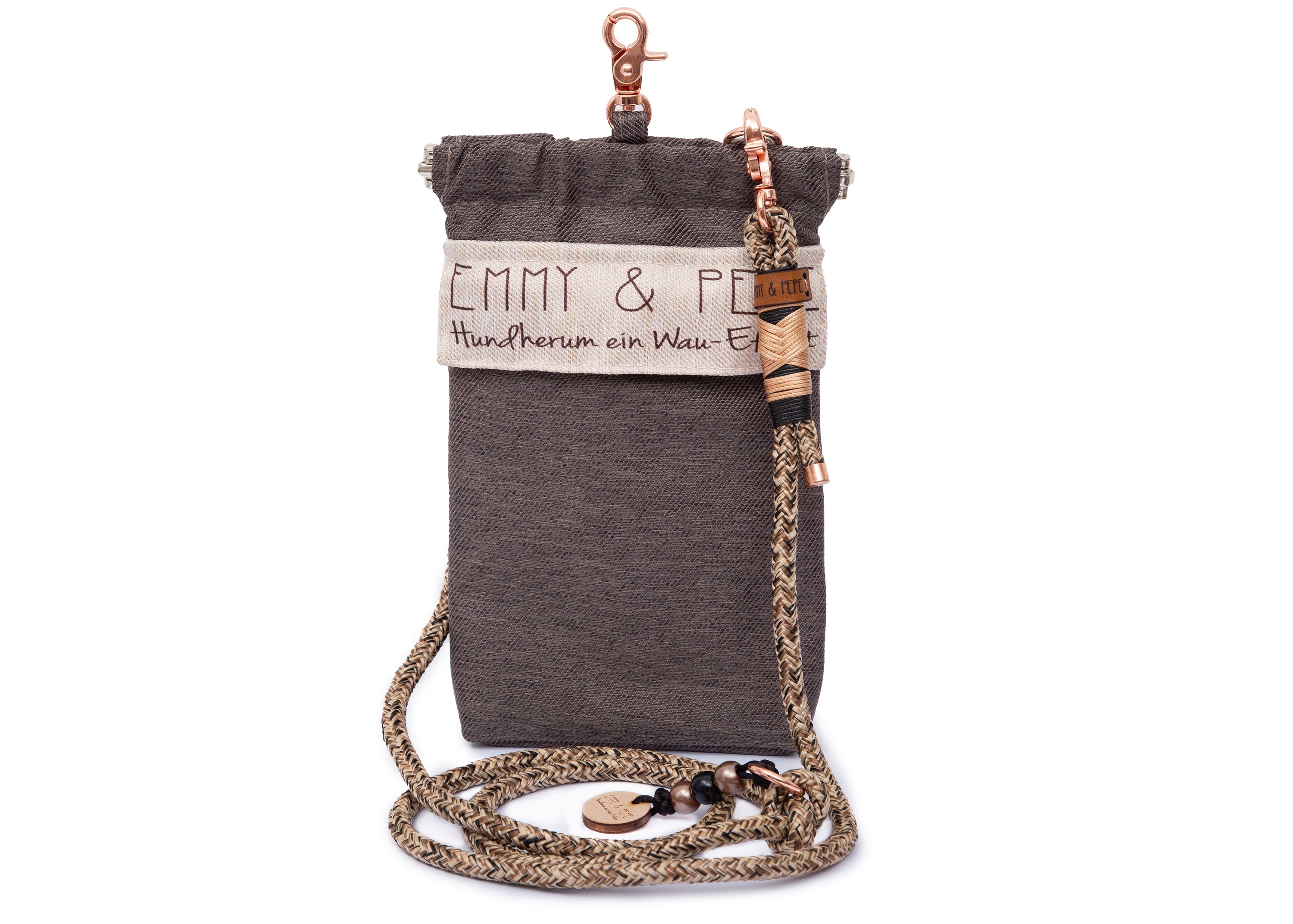 Wau-to-go Gassitasche, Modell Root, mit praktischem Umhängegurt und vielen Fächern