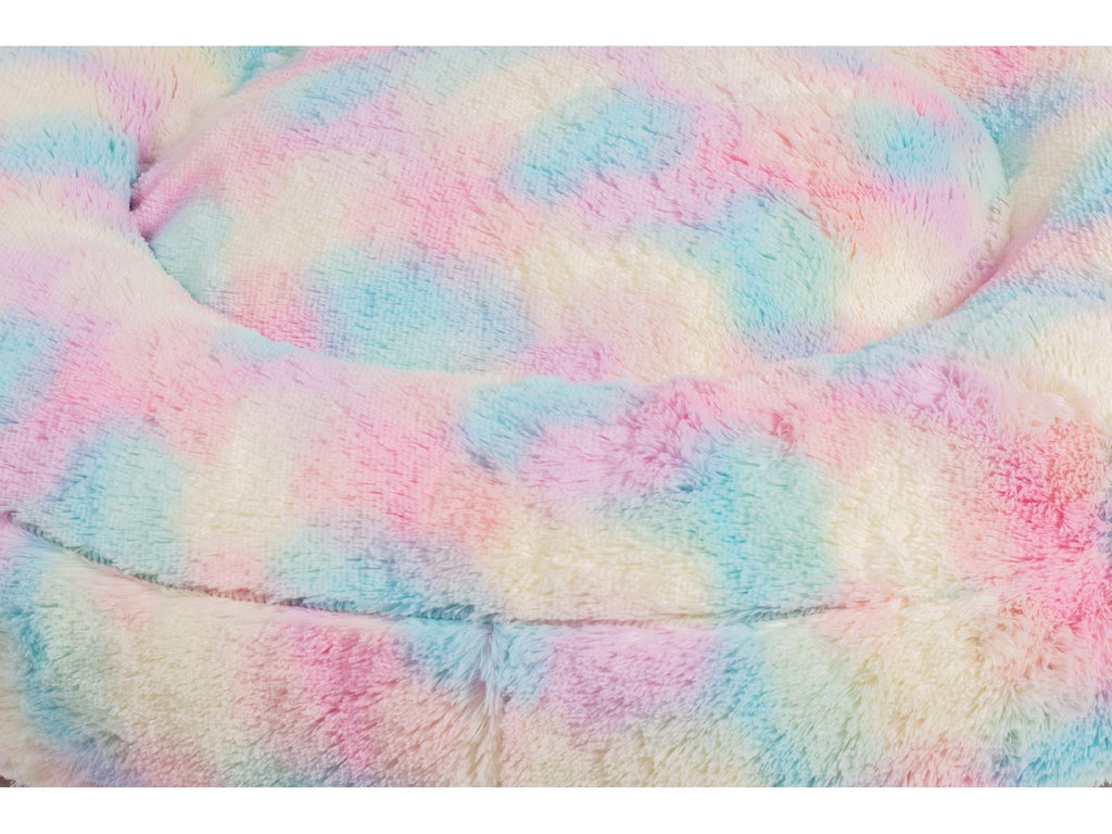 Wau-Bed orthopädisches Hundebett  LaLeLu Oval oder Eckig / Detailansicht Stoff