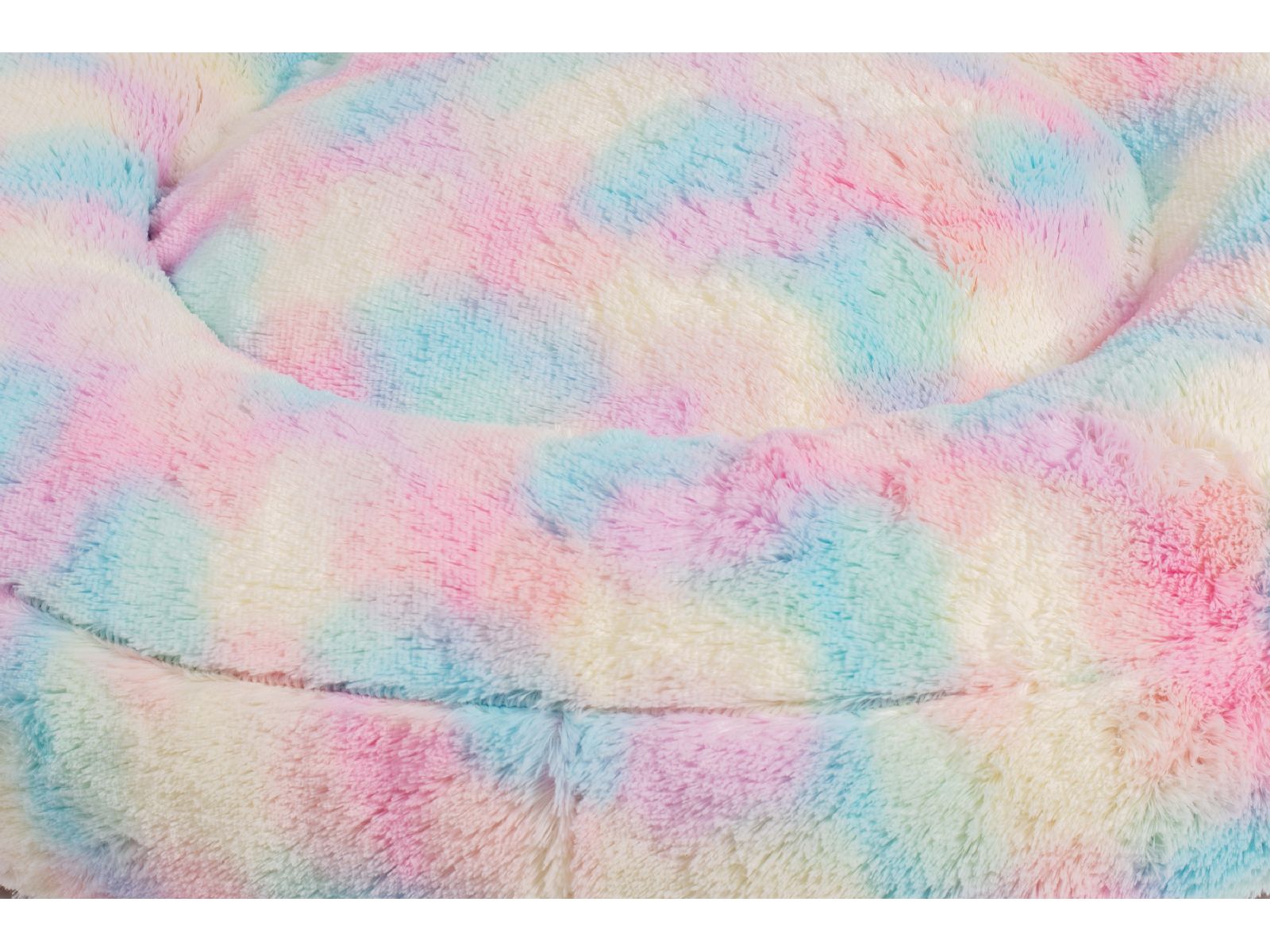 Wau-Bed orthopädisches Hundebett  LaLeLu Oval oder Eckig / Detailansicht Stoff