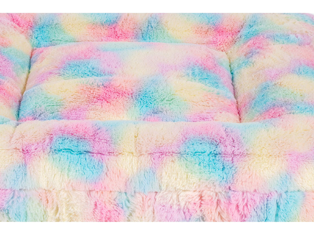 Wau-Bed orthopädisches Hundebett  LaLeLu Oval oder Eckig / Detailansicht Stoff