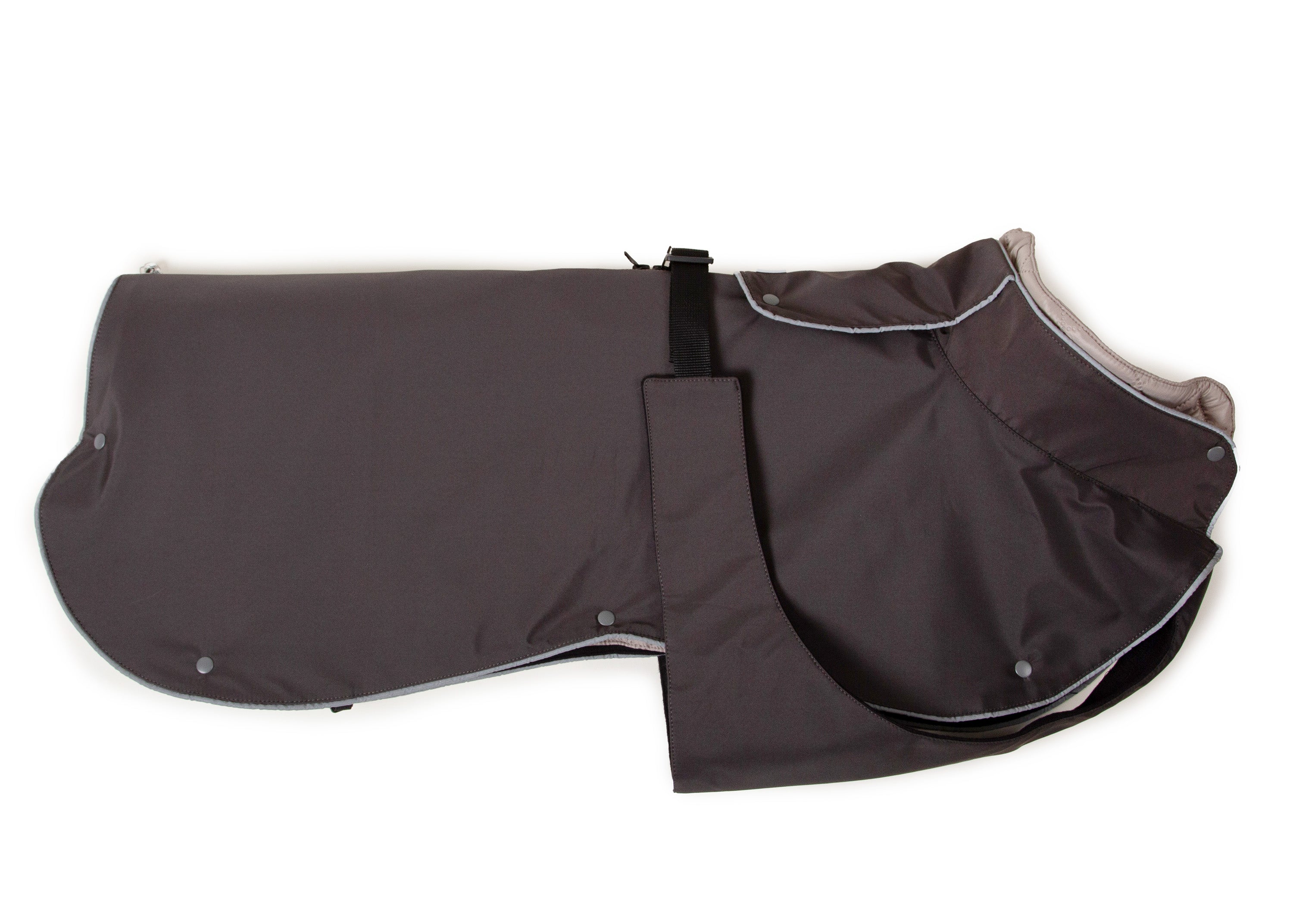 Wau-Coat 2 in 1 Hundemantel, schützt gegen Nässe und Kälte, , Modell Anthrazit, in verschiedenen Größen