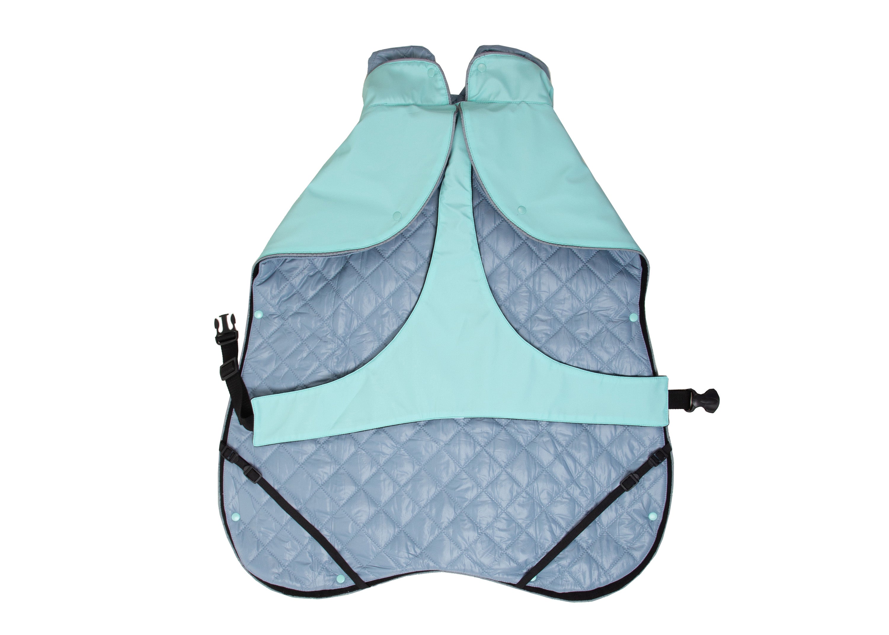 Wau-Coat Mint, 2 in 1 Hundemantel, mit herausnehmbaren Innenfutter - Regenmantel und Wintermantel in einem