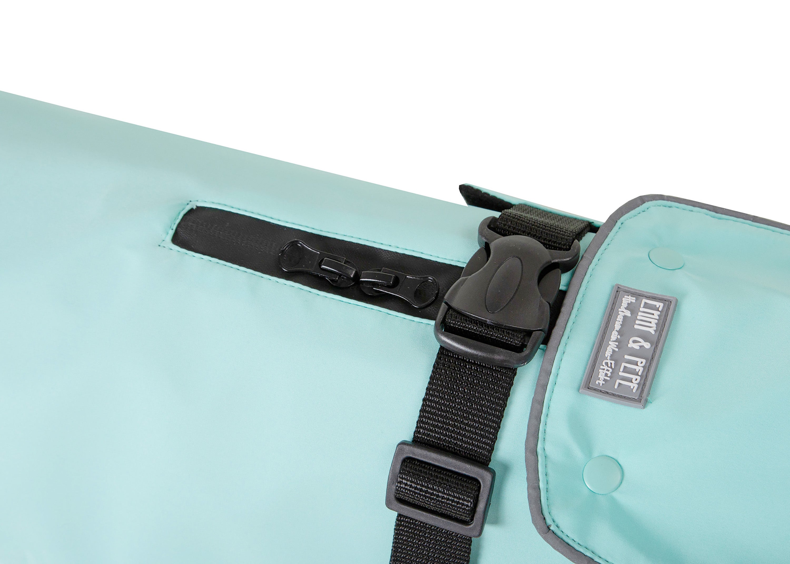 Wau-Coat Mint, 2 in 1 Hundemantel mit herausnehmbarem Innenfutter, wasserabweisende Reißverschlüsse 