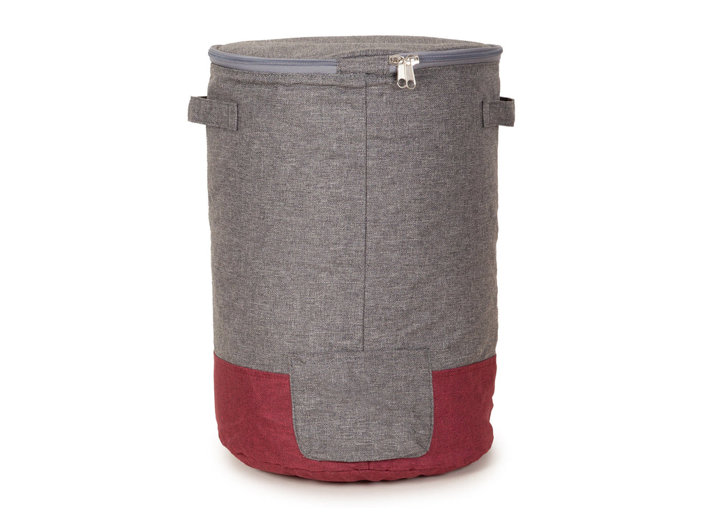 Wau-Kau Futtersack, Farbe  Bordeaux, praktische und hygienische Futteraufbewahrung