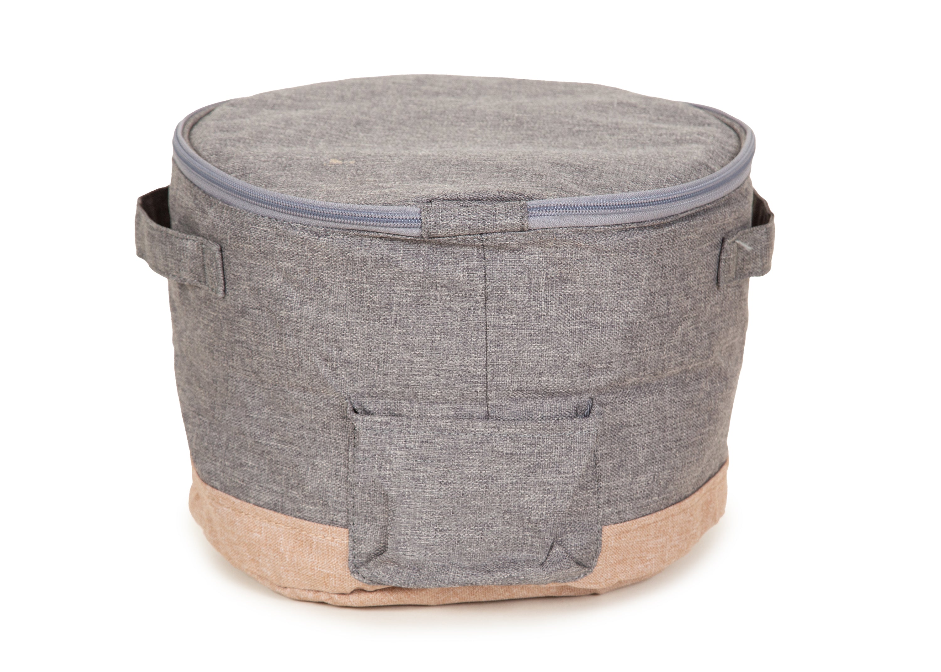 Wau-Keks Futtersack, Modell Taupe, Futteraufbewahrung mit bis zu 6 Litern Fassungsvermögen