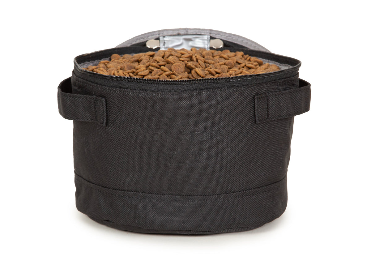 Wau-Krümel kleiner  Futtersack in Schwarz