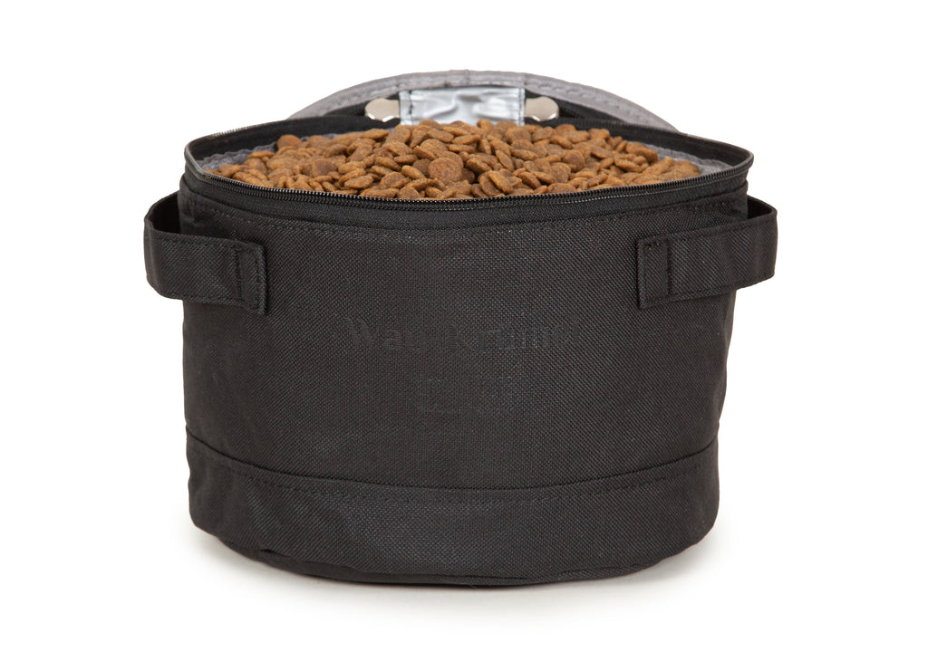 Wau-Krümel kleiner  Futtersack in Schwarz