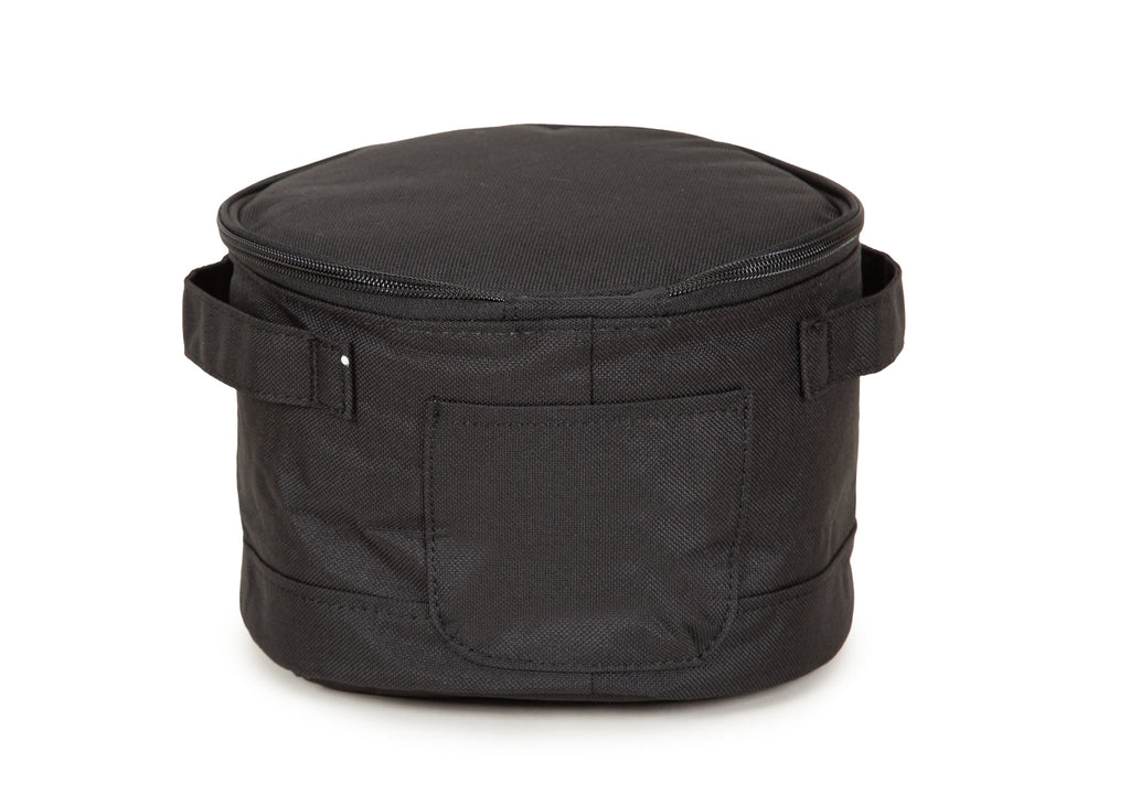 Wau-Krümel kleiner  Futtersack in Schwarz mit bis zu 3 Litern Fassungsvermögen