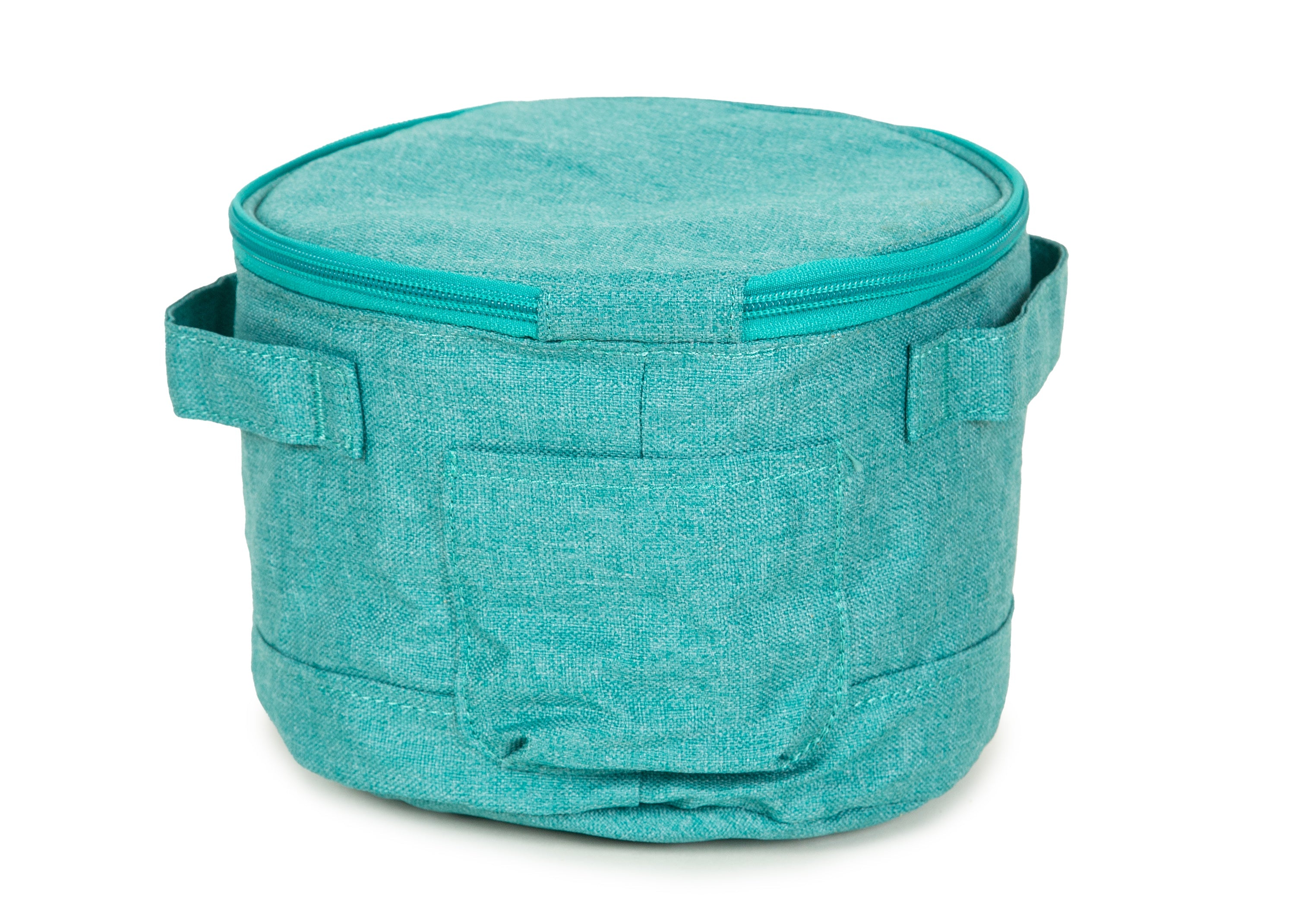 Wau-Krümel kleiner  Futtersack in Petro - hygienische Aufbewahrung für Futter und Leckerlis